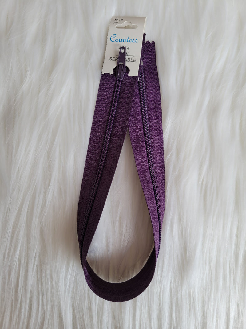 Zips 35cm (Fermetures éclaires)