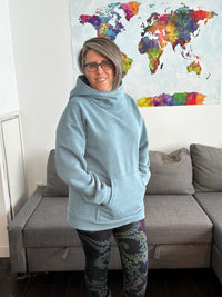 PATRON - Dropped sleeve Hoodie Phany Créations