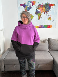 PATRON - Dropped sleeve Hoodie Phany Créations