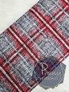 Plaid Gris/rouge